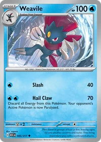 Weavile #45 by aspara