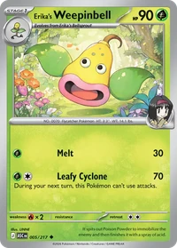 Erika's Weepinbell #5 from Ascended Heroes