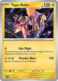 Tapu Koko #67 from Ascended Heroes