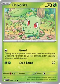 Chikorita #8 from Ascended Heroes