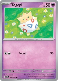 Togepi #80 from Ascended Heroes