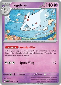 Togekiss #82 from Ascended Heroes