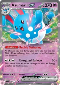 Azumarill ex #84 from Ascended Heroes