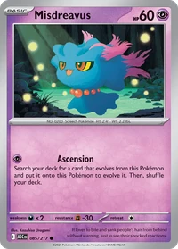 Misdreavus #85 from Ascended Heroes