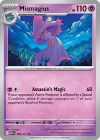 Mismagius #86 from Ascended Heroes