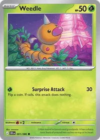 Weedle #1 from Chaos Rising