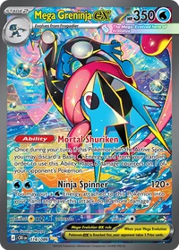 Mega Greninja ex #116 from Chaos Rising