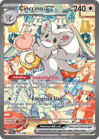 Cinccino ex #119 from Chaos Rising