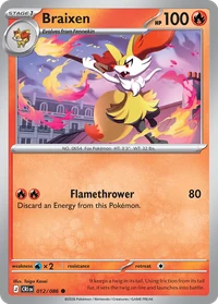 Braixen #12 from Chaos Rising