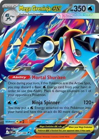 Mega Greninja ex #22 from Chaos Rising