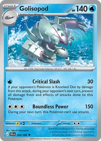 Golisopod #26 from Chaos Rising