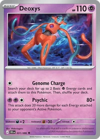 Deoxys #31 from Chaos Rising