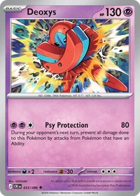 Deoxys #33 from Chaos Rising