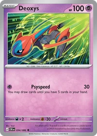 Deoxys #34 from Chaos Rising