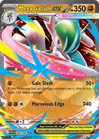 Mega Gallade ex #48 from Chaos Rising