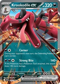 Krookodile ex #55 from Chaos Rising