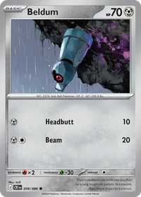 Beldum #59 from Chaos Rising