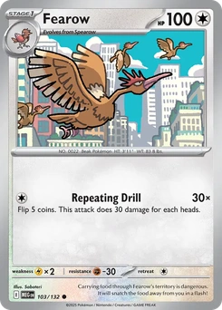 Fearow #103 from Mega Evolution