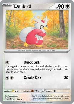 Delibird #105 from Mega Evolution