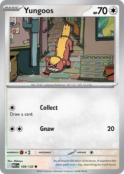Yungoos #109 from Mega Evolution