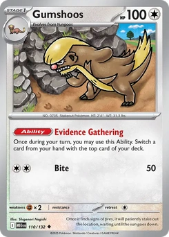 Gumshoos #110 from Mega Evolution