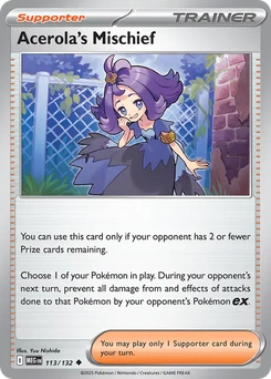 Acerola's Mischief #113 from Mega Evolution