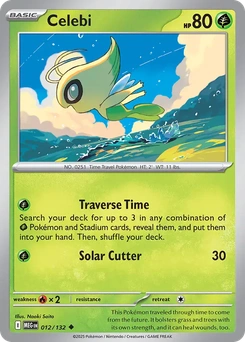 Celebi #12 from Mega Evolution