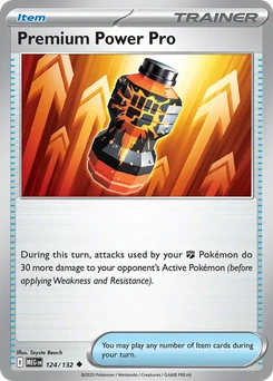 Premium Power Pro #124 from Mega Evolution