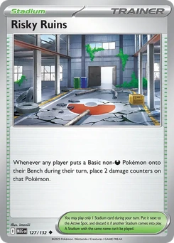 Risky Ruins #127 from Mega Evolution