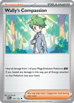 Wally's Compassion #132 from Mega Evolution