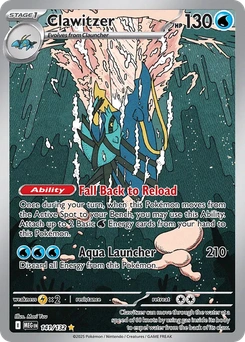 Clawitzer #141 from Mega Evolution
