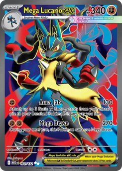 Mega Lucario ex #160 from Mega Evolution
