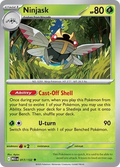 Ninjask #17 from Mega Evolution