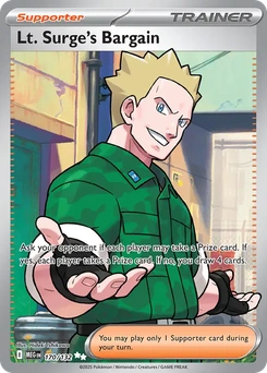 Lt. Surge's Bargain #170 from Mega Evolution