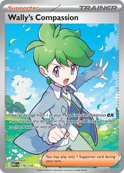 Wally's Compassion #176 from Mega Evolution
