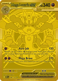Mega Lucario ex #188 from Mega Evolution