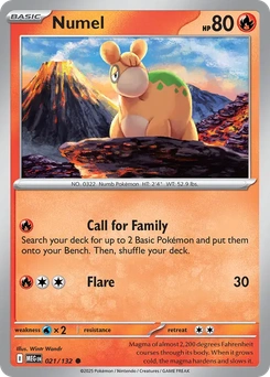 Numel #21 from Mega Evolution