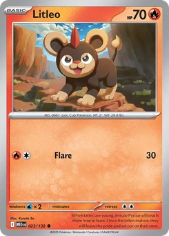 Litleo #23 from Mega Evolution