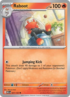 Raboot #27 from Mega Evolution