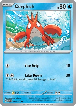 Corphish #33 from Mega Evolution
