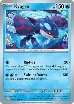 Kyogre #34 from Mega Evolution