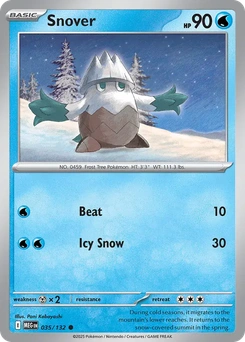 Snover #35 from Mega Evolution