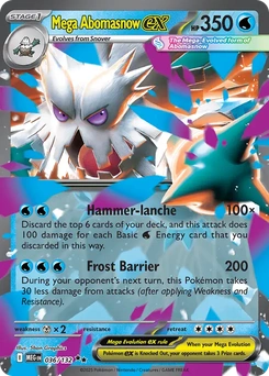 Mega Abomasnow ex #36 from Mega Evolution