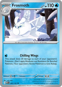 Frosmoth #43 from Mega Evolution