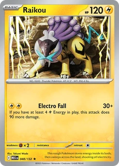 Raikou #48 from Mega Evolution