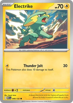 Electrike #49 from Mega Evolution
