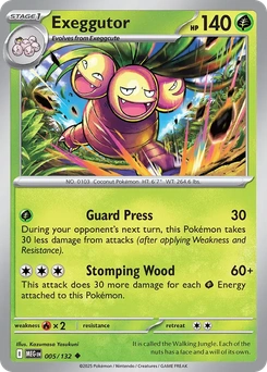 Exeggutor #5 from Mega Evolution