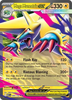 Mega Manectric ex #50 from Mega Evolution