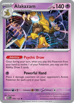 Alakazam #56 from Mega Evolution