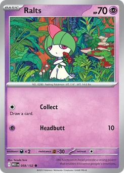Ralts #58 from Mega Evolution
